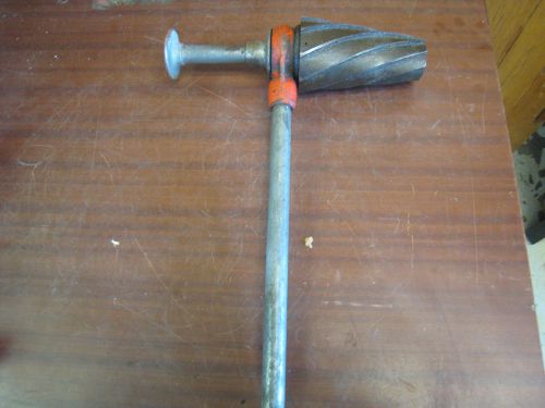 RIDGID 254 2-1/2&#034; - 4&#034; CAPACITY HAND RATCHETING SPIRAL PIPE REAMER USED