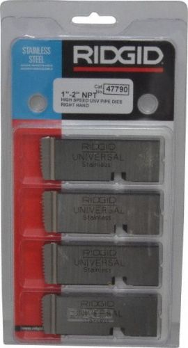Ridgid high speed 1&#034;- 2&#034; npt 47790 right hand stainless steel new in package for sale