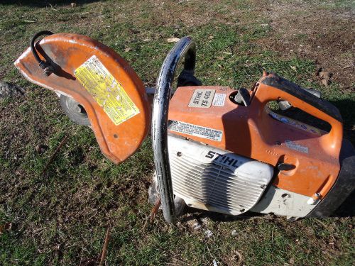Stihl ts-400 handheld cut-off saw with water attachment gasoline power tool for sale