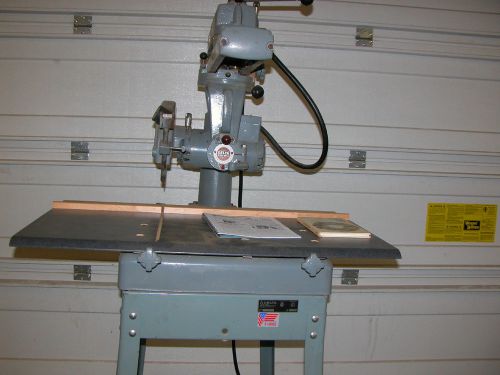 Delta 10&#034; radial arm saw w/delta roller base,books, for sale