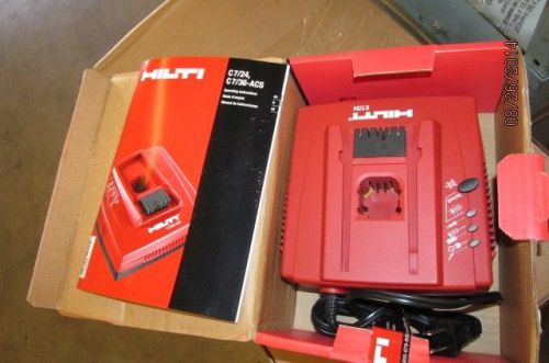 hilti standard battery charger C7/24  #378449 kit  NEW (457)