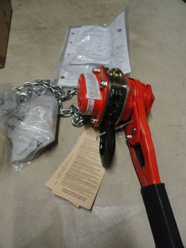 Cm 3/4 ton lever hoist, #5311, series 653 for sale