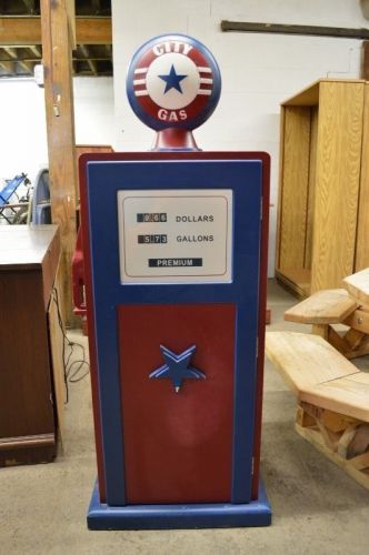 Kids Gas Station Pump Storage Cabinet and Night Light