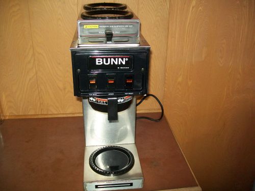 Bunn s series commercial coffee maker/ brewer 3 burnerrs (tested) for sale