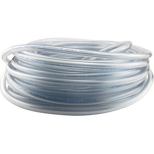 Beer line 3/8&#034; i.d. clear vinyl hose - 100&#039; coil - draft beer tubing brewery fda for sale
