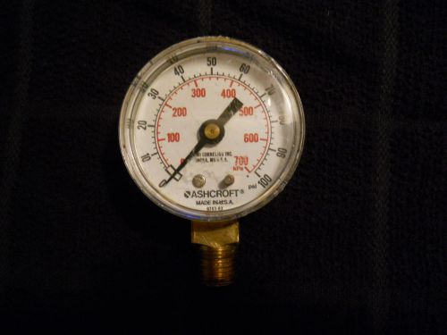 Ashcroft 100 psi CO2 regulator gauge very nice shape