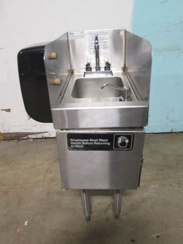 &#034;GLAS TENDER&#034; COMMERCIAL S.S. UNDER COUNTER MODULAR WASH SINK w/FAUCET, SOAP DSP