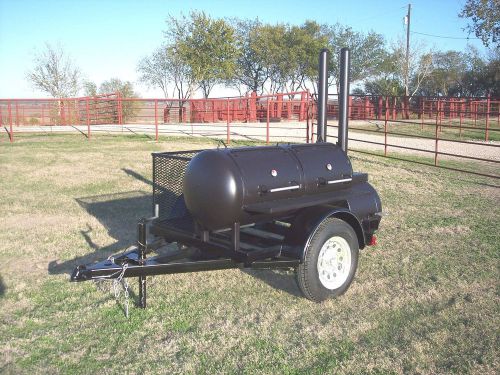New custom bbq pit smoker charcoal grill trailer for sale