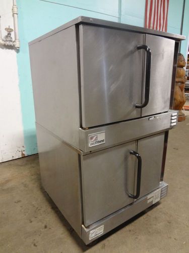 &#034;SOUTHBEND&#034; HEAVY DUTY COMMERCIAL S.S NATURAL GAS DOUBLE STACKED CONVECTION OVEN