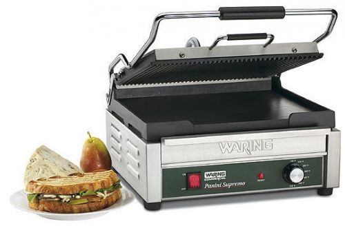 Waring commercial wdg250 120-volt italian-style panini grill, large for sale