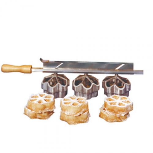 French Waffle Mold EZ-OFF Triple #8043 by Gold Medal Products