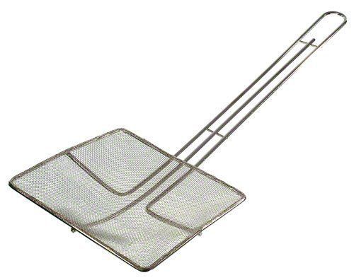 NEW Update International SKM-SQF Nickel Plated Medium Mesh Wire Skimmer  Square