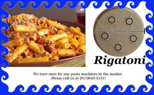 Rigatoni Pasta Die &#034;More sizes available&#034;