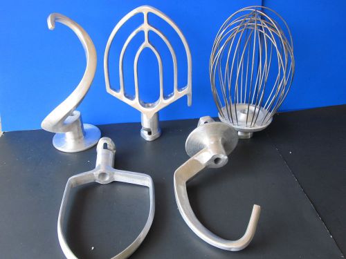 5 PC SET Bakery Dough Hook Wire Whip Whisk for Hobart a200 a200-T 20 Quart Mixer