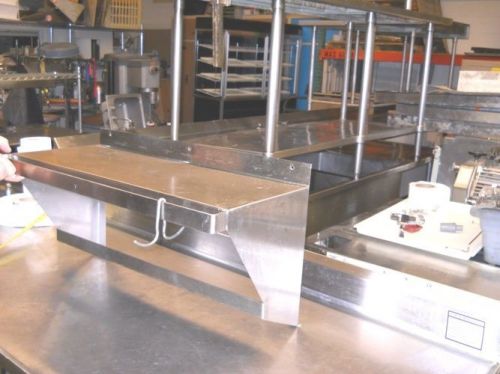 Shelf Wall for hangers hock Stainless Steel 30 x 12