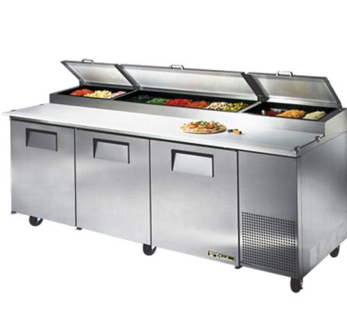 True tpp-119 food prep table: solid door pizza prep table 115v for sale