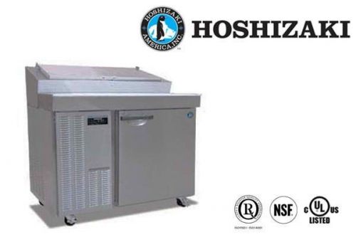 Hoshizaki commercial prep/pizza table  refrigerated w/ rail 46&#034; model hpr46a for sale