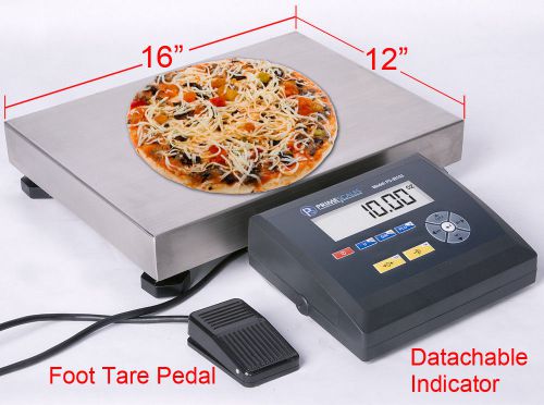 PS-30PZS Pizza Scale with Foot Tare Pedal
