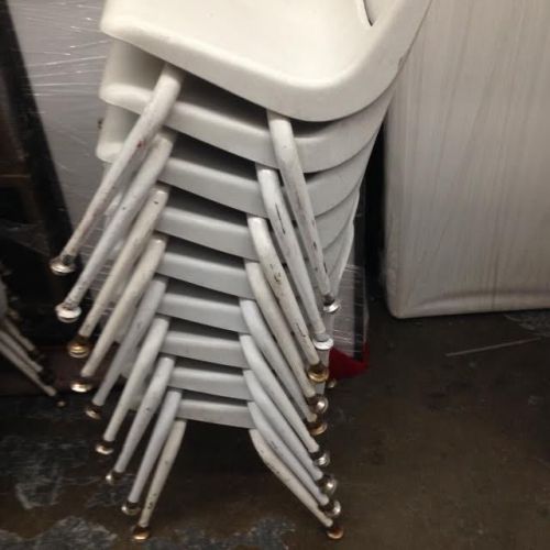 used White children chairs lot of (10)