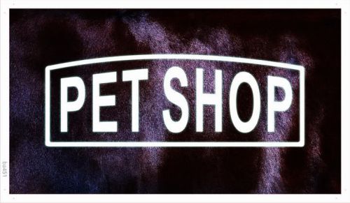 Ba451 pet shop dog cat display banner shop sign for sale