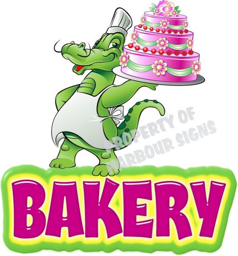 Bakery Decal 24&#034; Cake Pastry Food Truck Restaurant Concession Vinyl Menu Sticker