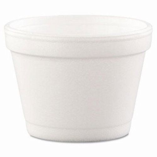 4-oz. Squat Foam Containers, 1,000 Containers (DCC 4J6)