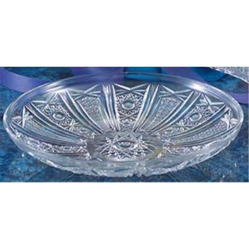 Shallow Bowl 11&#034; Clear Crystalware Royal Industries NC 120 CLR-Set of 6