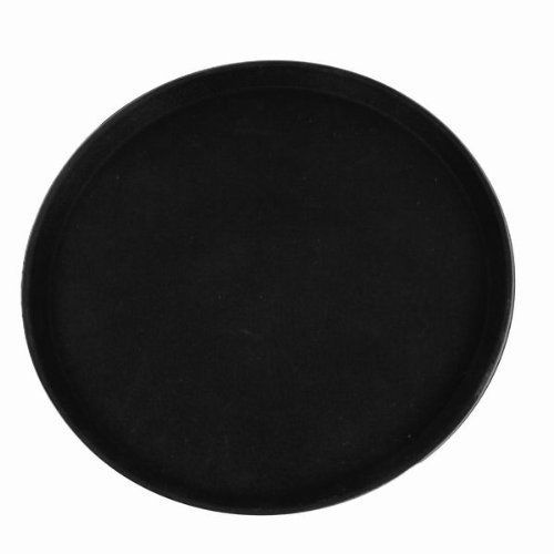 14&#034; Round Non Skid Serving Tray, Black *NSF Approved* New