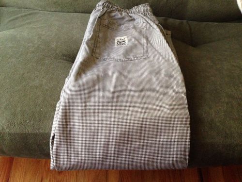 Chef pants, Checker board, XL 29&#034; inseam