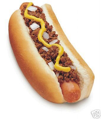 Hot Dog Hotdog Fast Food Concession Stand Decal 8&#034;