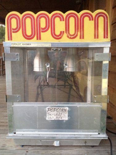 Vintage Popalot Popcorn Warmer Large Movie Theater Prop Works!!
