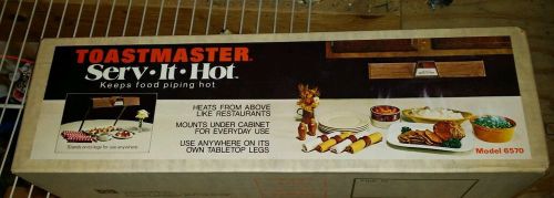 Toastmaster Serve it Hot Quartz Food Warmer In Original Box