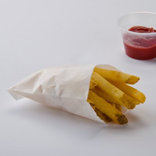 French Fry/ Small Fry Bag/ Cookie bag- Grease Resistant Paper- (50 count)