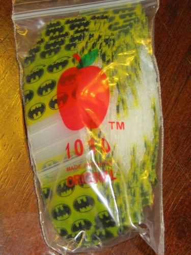 200 Batman 1 x 1 inch Mini Ziplock Bags 1010 Apple brand baggies