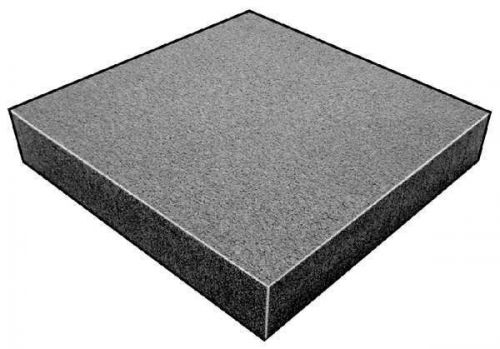 Closed cell poly vinyl foam sheet, thk 3/8&#034;, 12&#034;w, 12&#034;l, charcoal, plain backing for sale