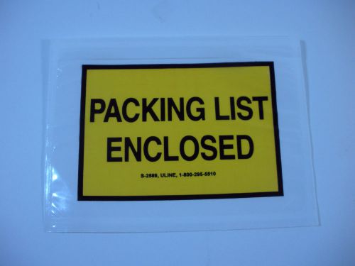 Packing List Envelopes-ULINE-Box of 950--with BONUS