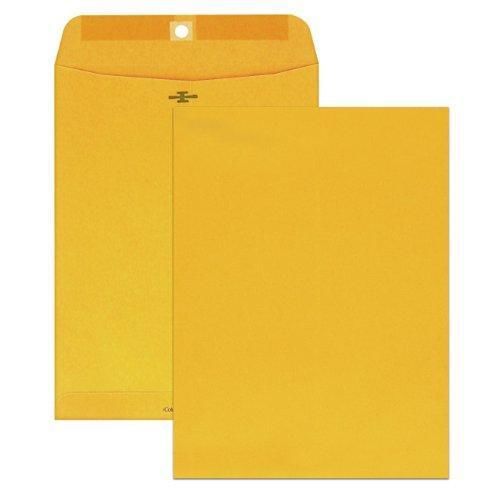 Columbian Clasp Envelopes, 9 x 12 Inch, Brown Kraft, 100 Per Box (CO790) New