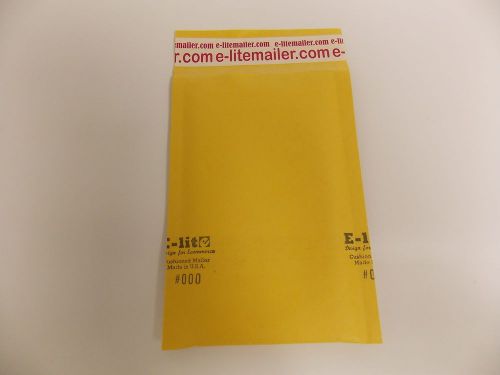 12 #000 ( 4x8 ) kraft bubble mailers padded self seal shipping bags envelopes for sale