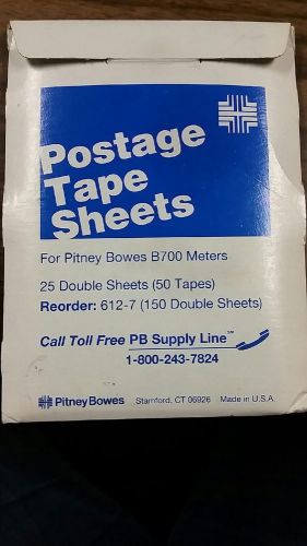 Pitney bowes postage tape sheets 150 double sheets *new* for sale