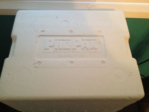 PROPAK Styrofoam Insulated Cooler Shipping Container 11 x 9 x 7