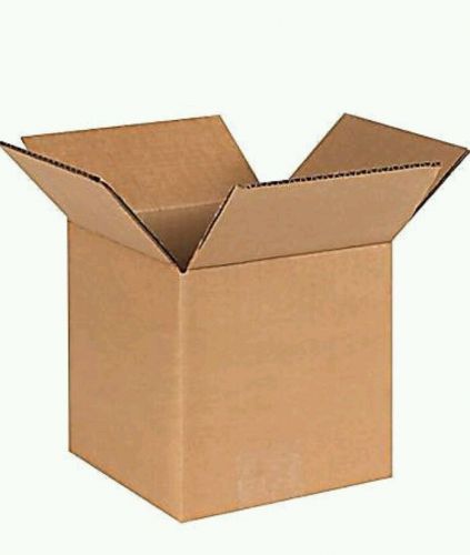 Lot of 5 NEW 6x4x4 Corrugated Packing Shipping Boxes Cartons - Free shipping