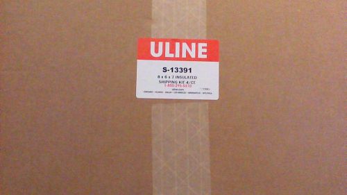 Case of 4 ULINE Insulated Shipping Kits S-13391 8&#034; x 6&#034; x 7&#034;