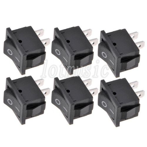6pcs NEW 2Pin Snap-in On/Off Rocker Switch