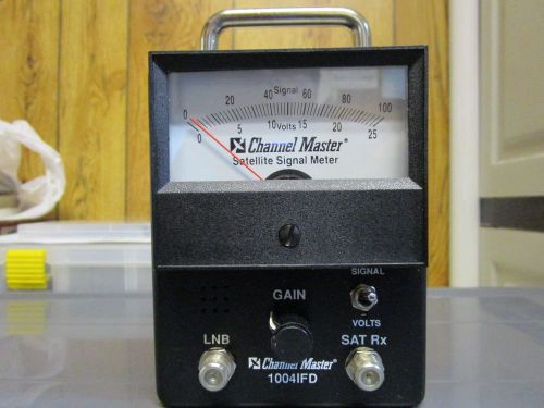 Channel Master 1004IFD Satellite Signal Level Meter Test Equipment Boxed