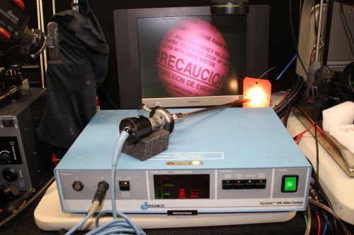 Dyonics 650 Camera Processor Demonstrated working Channel 1 and Channel 2