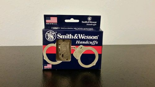 smith wesson hinged handcuff nickel
