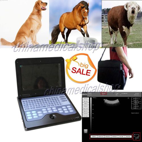 Limited 50pcs! VET veterinary ultrasound Scanner ultrasound machine tow probes