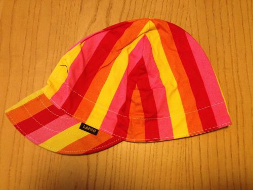NEW  LapCo Welders Hat Stripped One Size 4 Panal
