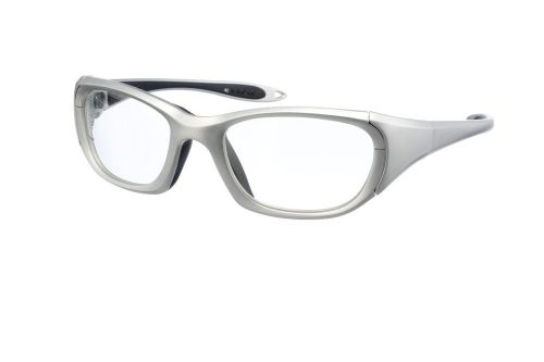 Silver Wrap-Around X-ray Radiation Protection Lead Glasses - Model 9941S