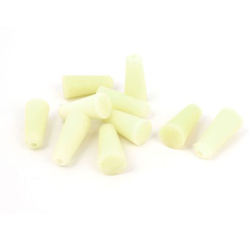 Lab experiment parts 4mm hole dia tapered test tube stopper 9mm-14mm for sale